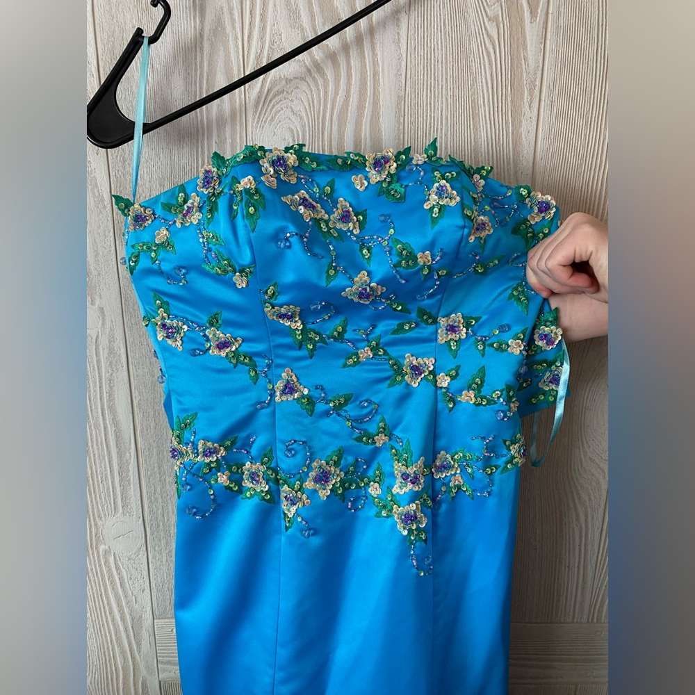 Blue Prom and Pageant Dress